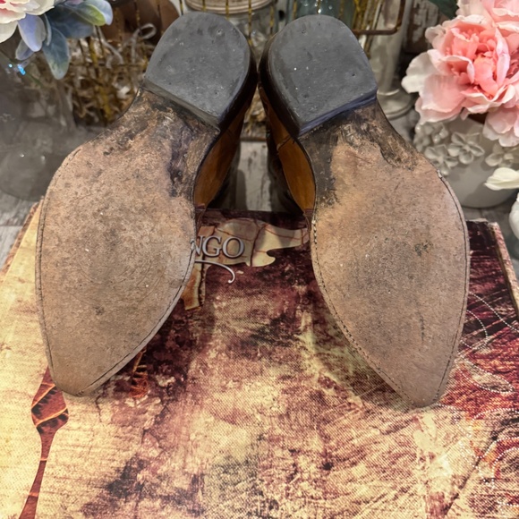 RARE OLD GRINGO GOLONDRITA INLAY BOOTS | COWBOY WESTERN | BUTTERCUP GOLONDRINA - Picture 15 of 15